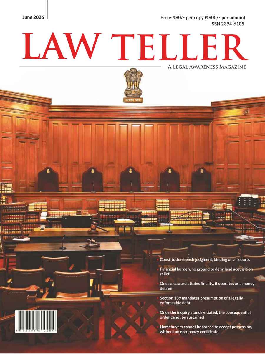 Lawteller – A Legal Awareness Magazine issue June 2026