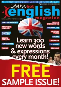 Learn Hot English 
                issue Sample issue Learn Hot English 