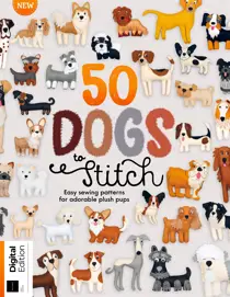 50 Dogs to Stitch First Edition 
                issue 50 Dogs to Stitch First Edition