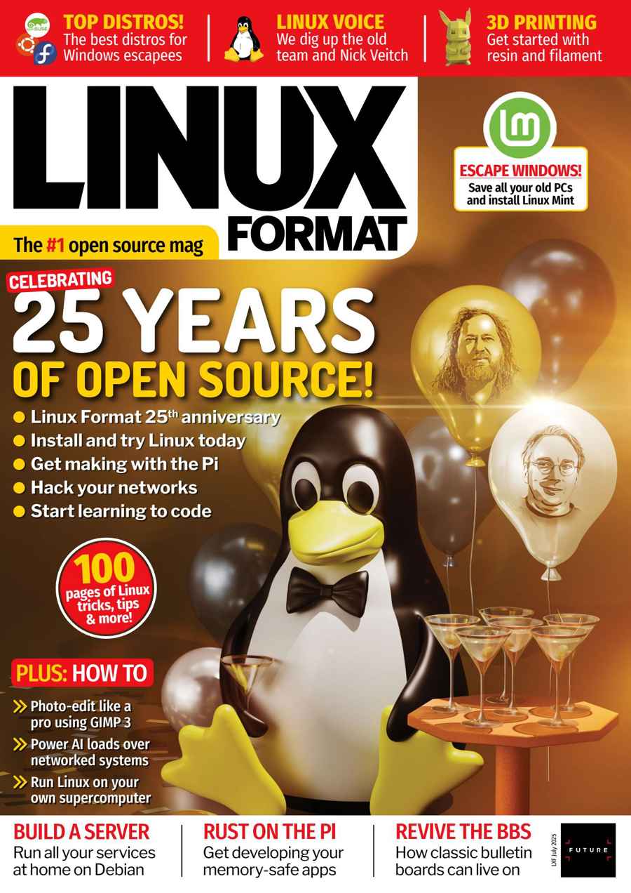 Linux Format issue July 2025
