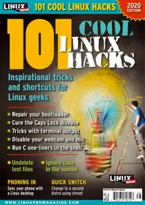 101 Cool Linux Hacks 
                issue 101 Cool Linux Hacks