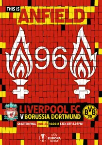 Liverpool v Borussia Dortmund Europa League 201516 
                issue Liverpool v Borussia Dortmund Europa League 201516