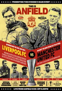 Liverpool v Manchester United Europa League 201516 
                issue Liverpool v Manchester United Europa League 201516