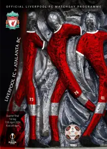 Liverpool FC Programmes vs Atalanta UEL 23/24