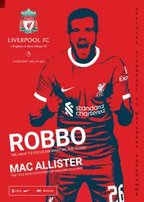 Liverpool FC Programmes vs Brighton & Hove Albion 23/24