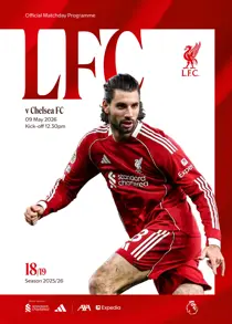 Liverpool FC Programmes issue vs Chelsea 25/26