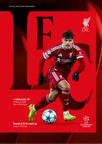 Liverpool FC Programmes issue vs Galatasaray UCL 25/26