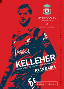 Liverpool FC Programmes vs Manchester City 23/24