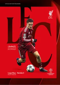 Liverpool FC Programmes 
                issue vs Qarabag UCL 25/26