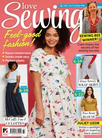 Love Sewing 84 
                issue Love Sewing 84