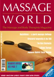 Massage World Aug-Sept 2007 
                issue Massage World Aug-Sept 2007
