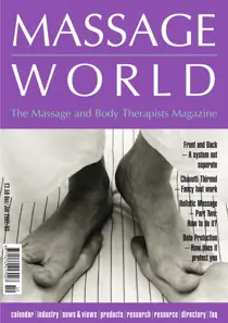 Massage World Dec–Jan 2003 
                issue Massage World Dec–Jan 2003