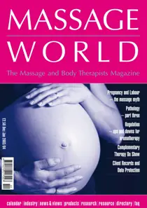 Massage World Dec–Jan 2004 
                issue Massage World Dec–Jan 2004