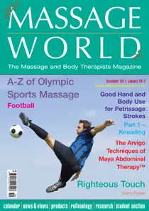 Massage World Dec-Jan 2012 
                issue Massage World Dec-Jan 2012
