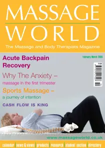 Massage World Feb–Mar 2009 
                issue Massage World Feb–Mar 2009