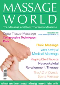 Massage World Feb-Mar 2011 
                issue Massage World Feb-Mar 2011