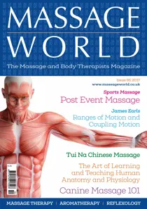 Massage World Issue 95 
                issue Massage World Issue 95