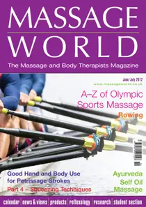 Massage World Jun-Jul 2012 
                issue Massage World Jun-Jul 2012