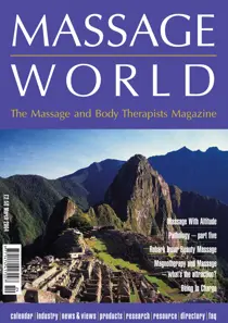 Massage World Mar 2004 
                issue Massage World Mar 2004