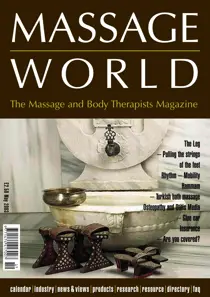 Massage World May 2003 
                issue Massage World May 2003
