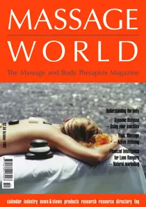 Massage World Oct 2002 
                issue Massage World Oct 2002