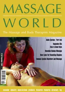 Massage World Sept 2004 
                issue Massage World Sept 2004