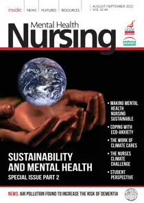 Mental Health Nursing Aug/Sep 2022