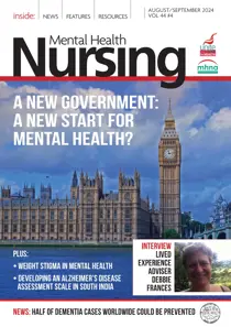 Mental Health Nursing August/September 2024