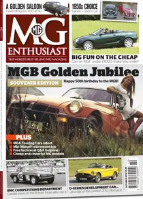 50 years of MGB 
                issue 50 years of MGB