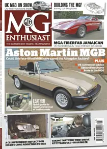 Aston Martin MGB July 2013 
                issue Aston Martin MGB July 2013