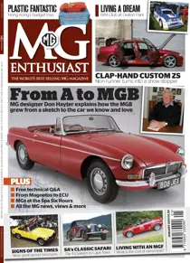 MG Enthusiast January 2012 
                issue MG Enthusiast January 2012