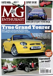 MG Enthusiast May 2012 
                issue MG Enthusiast May 2012