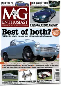 MG Enthusiast November 2011 
                issue MG Enthusiast November 2011