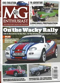 MG Enthusiast September 2013 
                issue MG Enthusiast September 2013