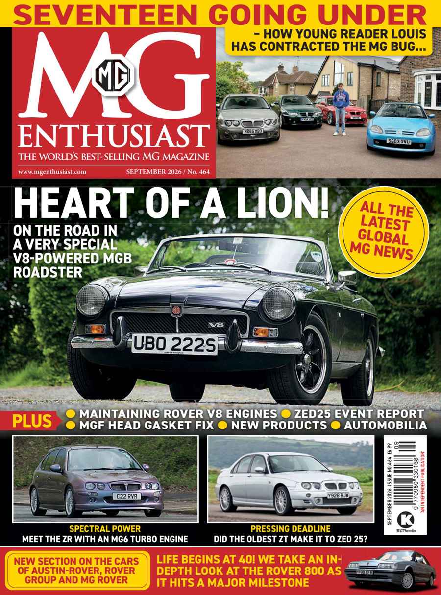 MG Enthusiast issue September 2026