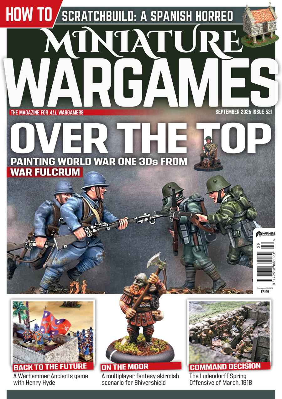 Miniature Wargames issue September 2026