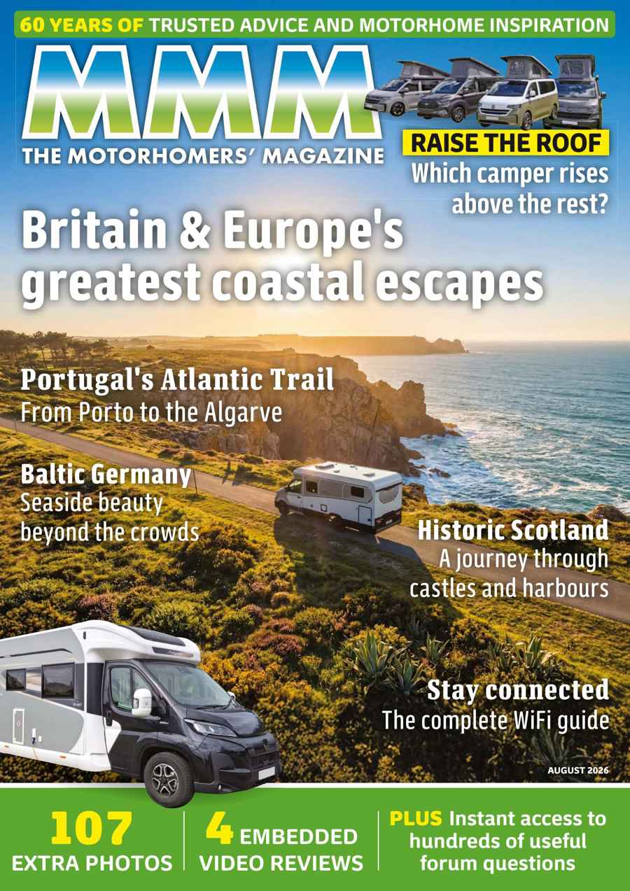 MMM magazine issue MMM August 2026: Britain & Europe's greatest coastal escapes
