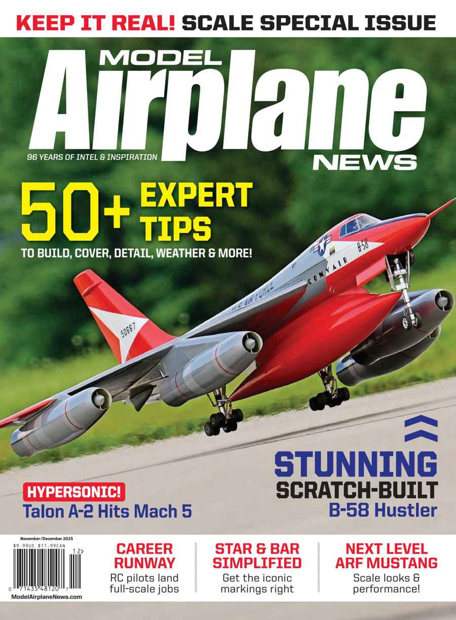Model Airplane News issue Nov /  Dec 2025