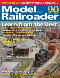 Model Railroader January 2024