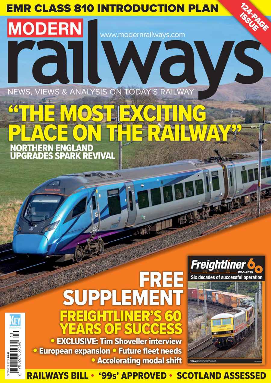 Modern Railways issue December 2025