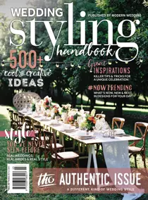 Modern Wedding Styling Handbook - Issue 3 
                issue Modern Wedding Styling Handbook - Issue 3
