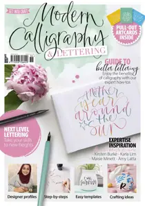 Calligraphy and Lettering Spring 2021 
                issue Calligraphy and Lettering Spring 2021