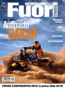 Motociclismo Fuoristrada 11 2015 
                issue Motociclismo Fuoristrada 11 2015