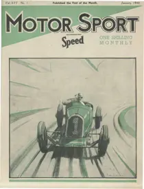 Motor Sport: September 1926 
                issue Motor Sport: September 1926