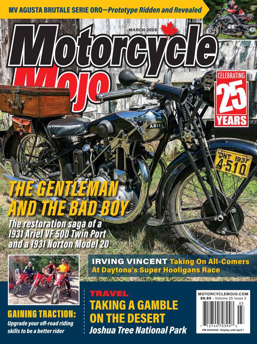 Motorcycle Mojo issue March 2026
