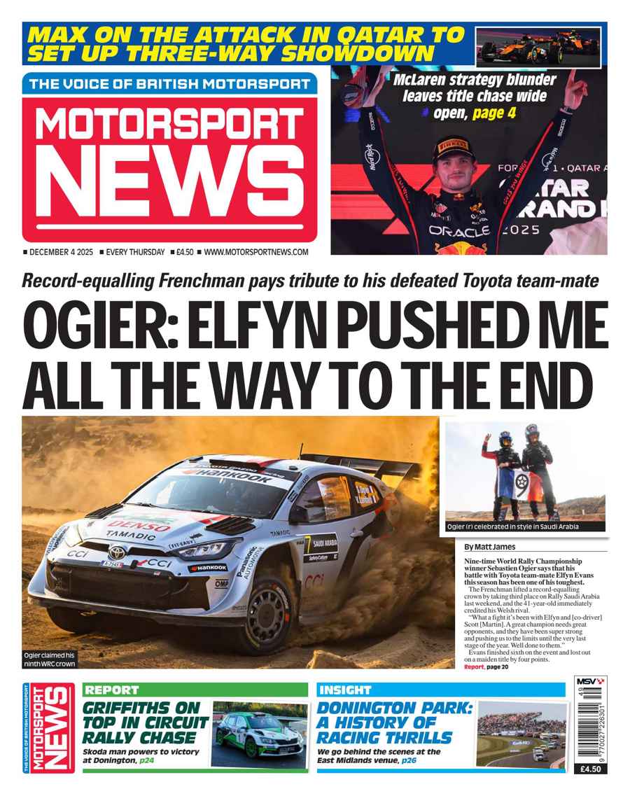 Motorsport News issue 04-Dec-25