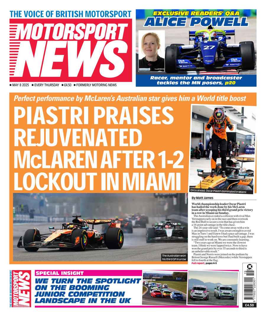 MOTORSPORT NEWS