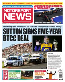 Motorsport News 
                issue 15th October 2026
