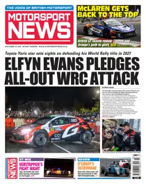 Motorsport News 
                issue 22nd October 2026