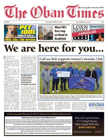 The Oban Times & Lochaber Times Preview